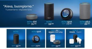 Amazon Echo e Alexa in Italia