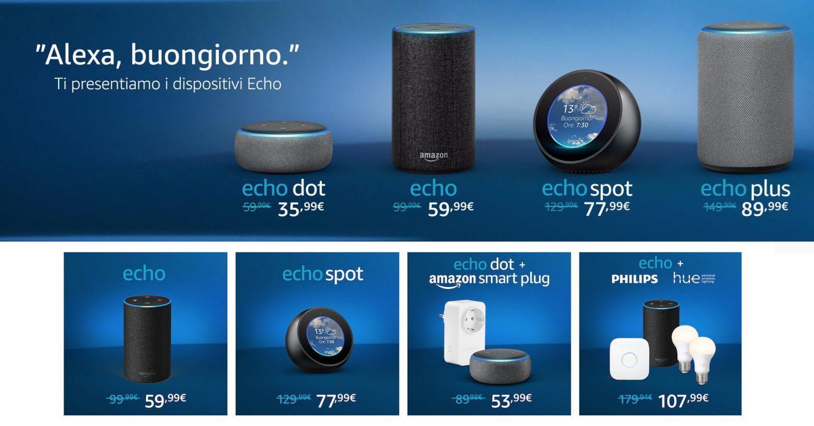 Amazon Echo e Alexa in Italia