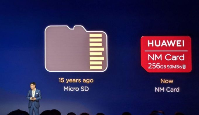 Huawei Nano Memory Card per smartphone