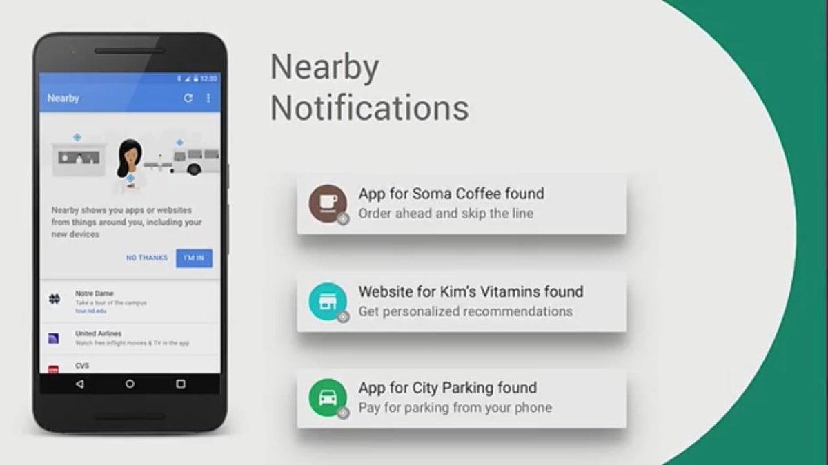 Nearby Notifications