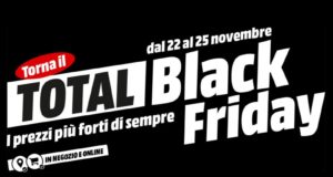 Total Black Friday MediaWorld 21 novembre 2018