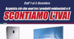 Trony volantino scontiamo Iva fino al 3 dicembre