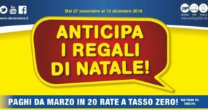 Euronics CDS volantino regali Natale 27 novembre 12 dicembre 2018