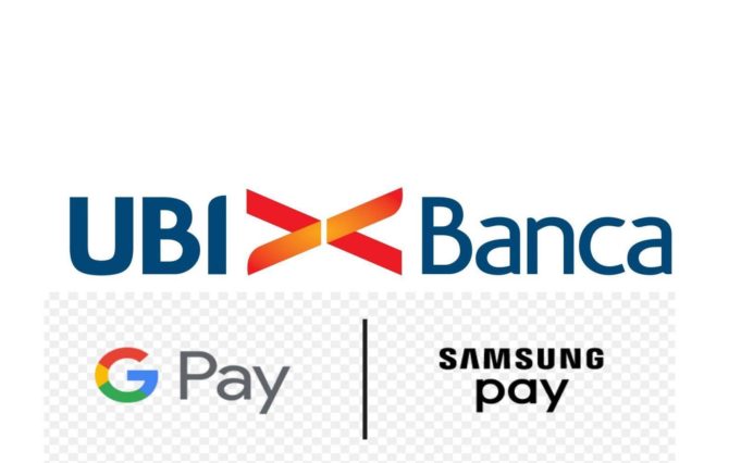 UBI Banca samsungpay google pay