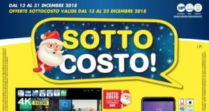 Volantino Euronics sottocosto fino al 22 dicembre 2018