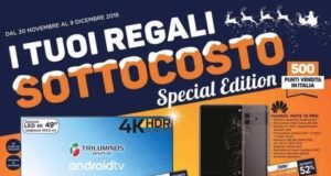 volantino unieuro 9dicembre 2018 offerte copertina