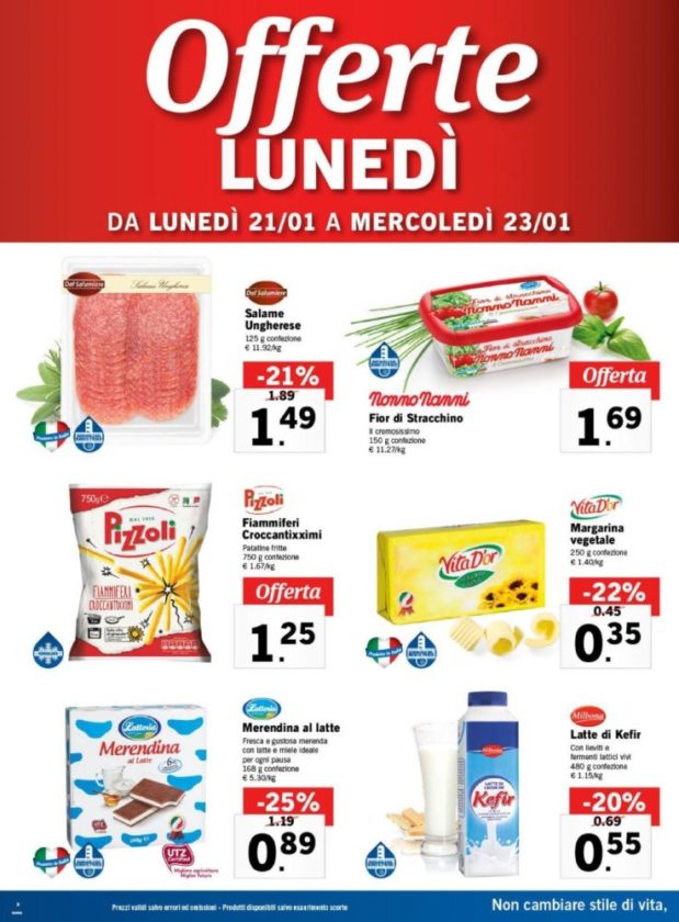 Volantino Lidl, Offerte Settimana Dal 21 Al 27 Gennaio