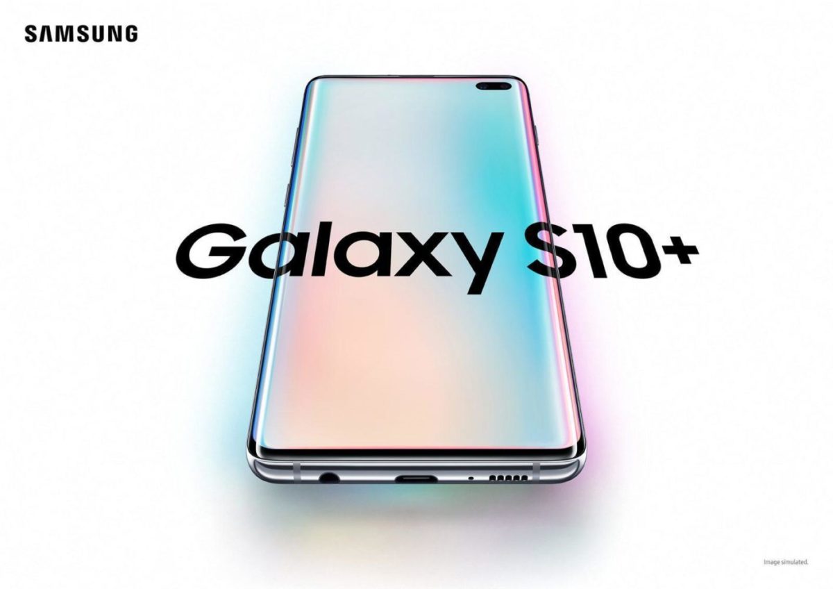 Galaxy S10+ Prism White