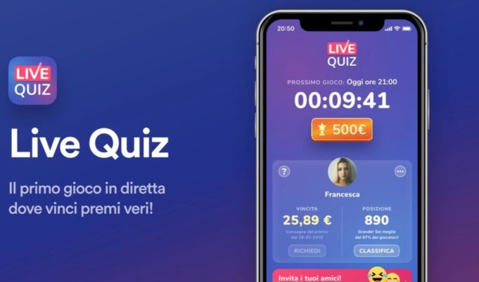 Live Quiz app