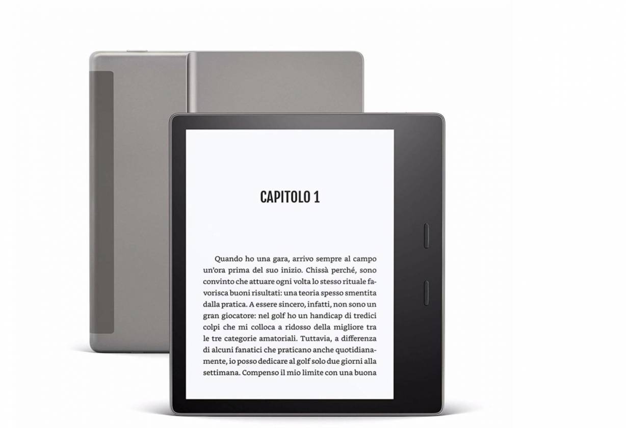 Kindle Oasis 2019, ebook reader con luce regolabile e 4G gratis