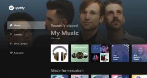 Spotify per Android TV nuova grafica